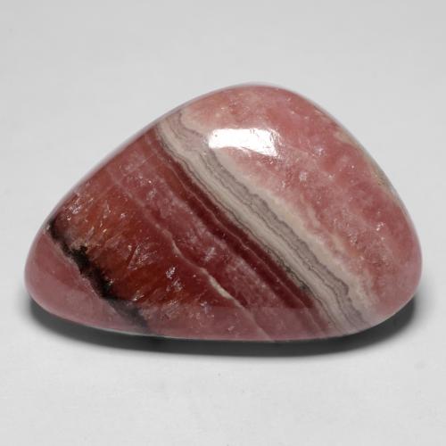 Rodocrosite naturale multicolore da 26,41 ct, forma fantasia, traslucido