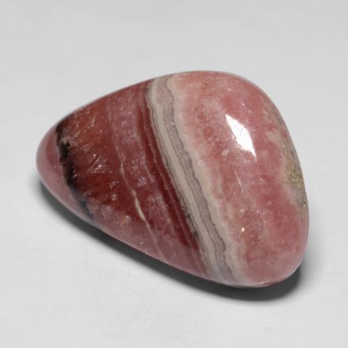 Rodocrosite naturale multicolore da 26,41 ct, forma fantasia, traslucido