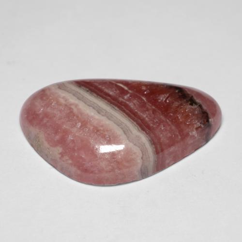 Rodocrosite naturale multicolore da 26,41 ct, forma fantasia, traslucido