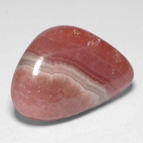 Rodocrosite naturale multicolore da 21,20 ct, forma fantasia, traslucido