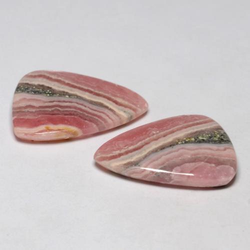 Rodocrosite naturale multicolore da 18,29 ct, forma fantasia, traslucido