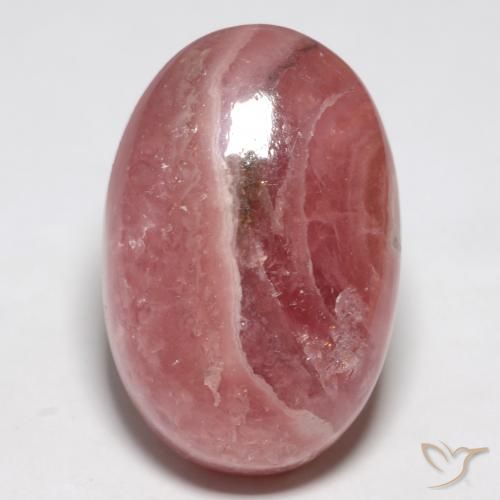Rodocrosite Multicolore naturale da 48.14 ct, Ovale, Traslucido