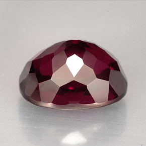 Granato rodolite naturale rosso da 11,53 ct, taglio ovale, VVS-VS