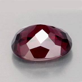 Granato rodolite naturale rosso da 8,35 ct, taglio ovale, VS