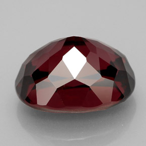 Granato rodolite naturale rosso da 11,54 ct, taglio ovale, VVS-VS