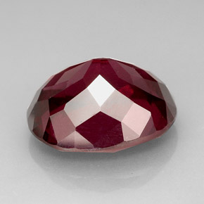Granato rodolite naturale rosso da 7,84 ct, taglio ovale, VS