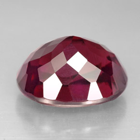Granato rodolite naturale rosso da 9,82 ct, taglio ovale, VS