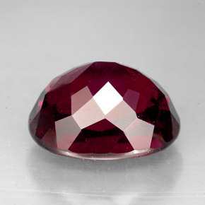 Granato rodolite naturale rosso da 8,36 ct, taglio ovale, VS