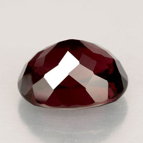 Granato rodolite naturale rosso da 6,97 ct, taglio ovale, VS