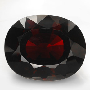 Granato rodolite naturale rosso da 73,04 ct, taglio ovale, VVS