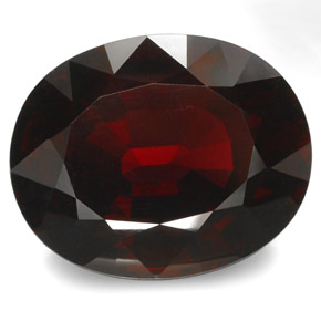Granato rodolite naturale rosso da 96,96 ct, taglio ovale, VVS