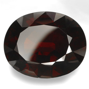 Granato rodolite naturale rosso da 96,96 ct, taglio ovale, VVS