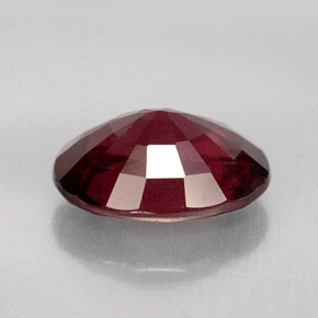 Granato rodolite rosso rosato naturale da 7,08 ct, taglio ovale, VS