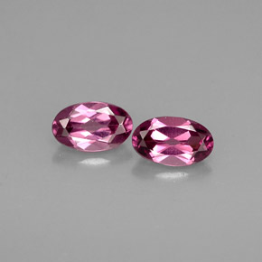 Granato rodolite naturale rosa da  ct, taglio ovale, VVS-VS