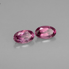 Granato rodolite naturale rosa da  ct, taglio ovale, VVS-VS