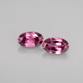 Granato rodolite naturale rosa da  ct, taglio ovale, VVS-VS