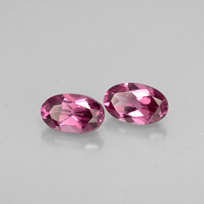 Granato rodolite naturale rosa da  ct, taglio ovale, VVS-VS