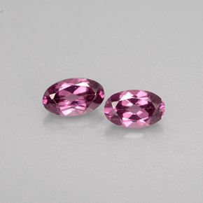 Granato rodolite naturale rosa da  ct, taglio ovale, VVS-VS