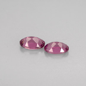 Granato rodolite naturale rosa da  ct, taglio ovale, VVS-VS