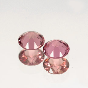 Granato rodolite naturale rosa da  ct, taglio rotondo, VVS-VS