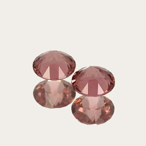 Granato rodolite naturale rosa da  ct, taglio rotondo, VVS-VS