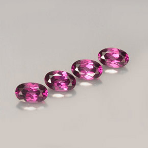 Granato rodolite naturale rosa da  ct, taglio ovale, VVS-VS