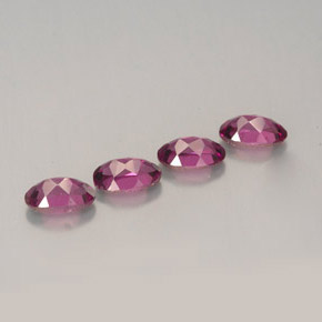 Granato rodolite naturale rosa da  ct, taglio ovale, VVS-VS