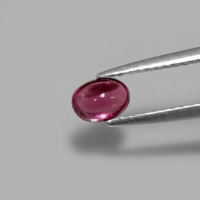Granato Rodolite Rosa violetto naturale da 0.69 ct, Trasparente, Trasparente/Traslucido