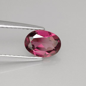 Granato rodolite naturale rosa da 0,93 ct, taglio ovale, VVS-VS