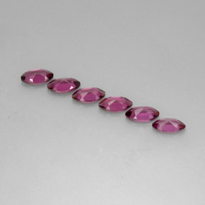 Granato rodolite naturale viola da  ct, marchesa, VS