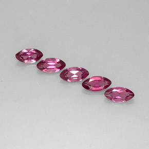 Granato rodolite naturale porpora da  ct, marchesa, VS