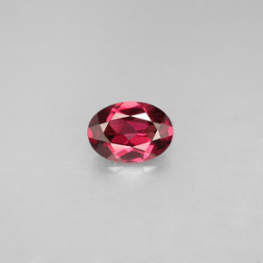 Granato rodolite naturale rosso da 0,79 ct, taglio ovale, VS