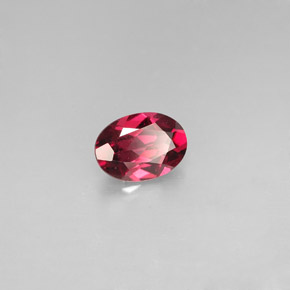Granato rodolite naturale rosso da 0,79 ct, taglio ovale, VS