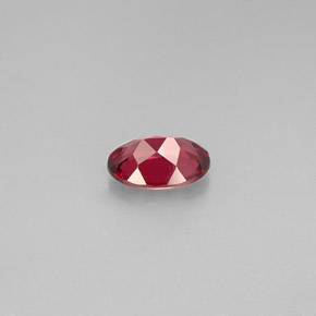 Granato rodolite naturale rosso da 0,79 ct, taglio ovale, VS