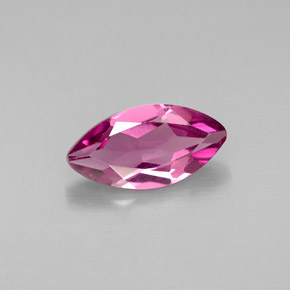 Granato Rodolite Rosa violetto naturale da 1.12 ct, Taglio marquise, VS