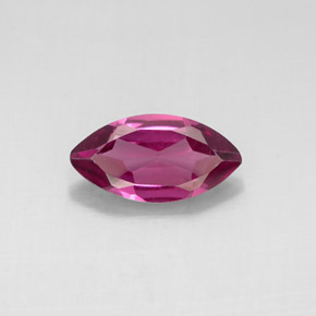 Granato Rodolite Rosa violetto naturale da 1.12 ct, Taglio marquise, VS