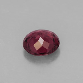 Granato Rodolite Rosso lampone naturale da 1,32 ct, Taglio rotondo, VS