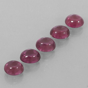 Granato rodolite naturale rosso da  ct, trasparente, trasparente/traslucido