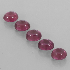 Granato rodolite naturale rosso da  ct, trasparente, trasparente/traslucido