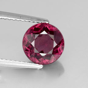 Granato rodolite naturale rosso da 2,99 ct, taglio rotondo, VS