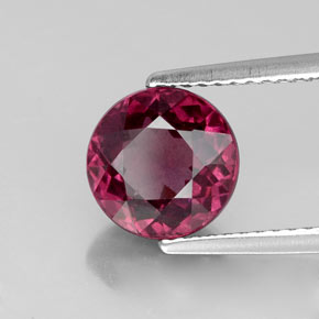Granato rodolite naturale rosso da 2,99 ct, taglio rotondo, VS
