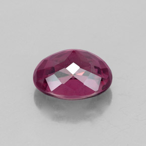Granato rodolite naturale rosso da 3,06 ct, taglio ovale, VS