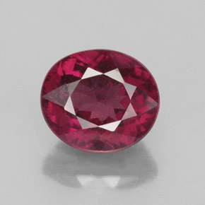Granato rodolite naturale rosso da 2,87 ct, taglio ovale, VS-SI