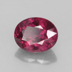 Granato rodolite naturale rosso da 2,82 ct, taglio ovale, VS-SI