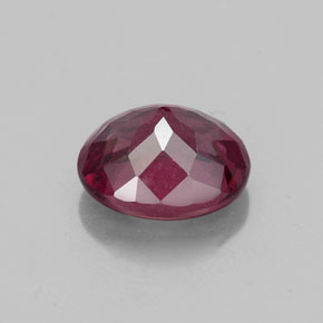 Granato rodolite naturale rosso da 2,21 ct, taglio ovale, VS