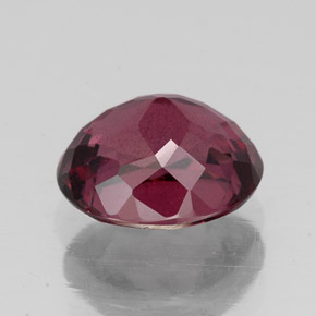 Granato rodolite naturale rosso da 2,46 ct, taglio ovale, VS