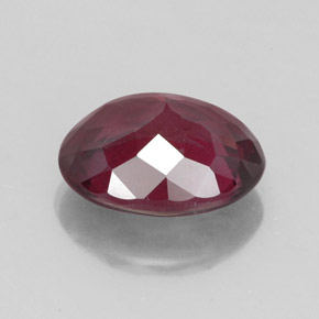 Granato rodolite naturale rosso da 2,96 ct, taglio ovale, VS