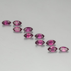 Granato rodolite naturale rosso da  ct, marchesa, VVS-VS