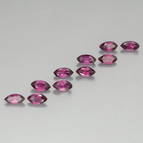Granato rodolite naturale rosso da  ct, marchesa, VVS-VS