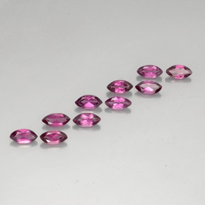 Granato rodolite naturale rosso da  ct, marchesa, VVS-VS